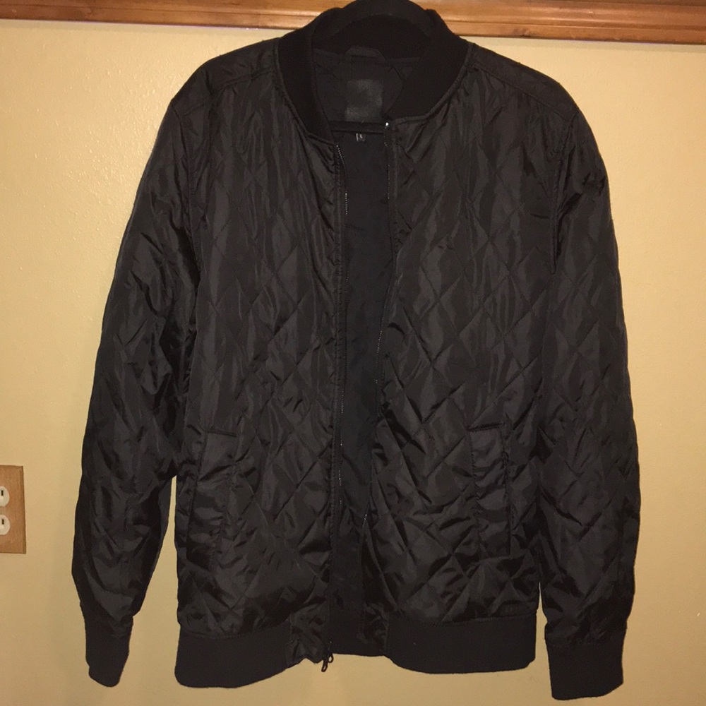 Men’s black Kr3w bomber jacket
